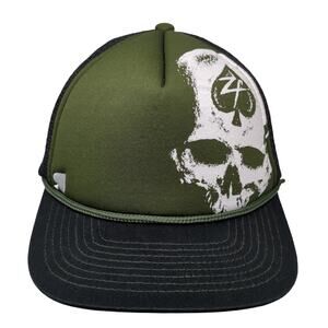 Zero Fox Trot Snapback Trucker Hat Multi OS Adjustable Mesh Back Rope Skull